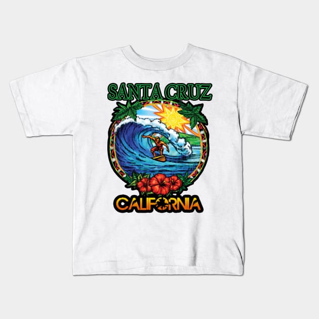 Santa Cruz Kids T-Shirt by ZombeeMunkee